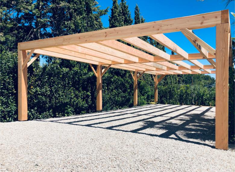 pergola ossature bois
